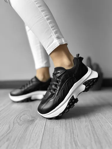 Adidasi dama casual negri 206 T53-2